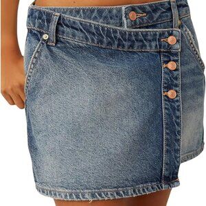 Free People Women's Wynne Denim Skirt